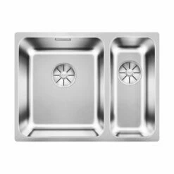 BLANCO Unterbaubecken SOLIS 340/180-U Edelstahl Bürstfinish