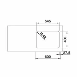BLANCO Unterbaubecken SOLIS 340/180-U Edelstahl Bürstfinish -SPUELENPROFI Verkäufe blanco unterbaubecken solis 340 180 u edelstahl buerstfinish4