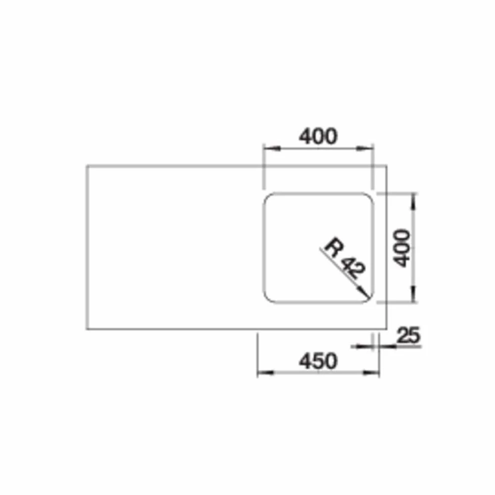 BLANCO Unterbaubecken SOLIS 400-U Edelstahl Bürstfinish 5 BLANCO Unterbaubecken SOLIS 400-U Edelstahl Bürstfinish – Bild 3