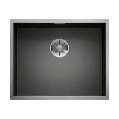 BLANCO Unterbaubecken ZEROX 500-U Edelstahl Dark Steel