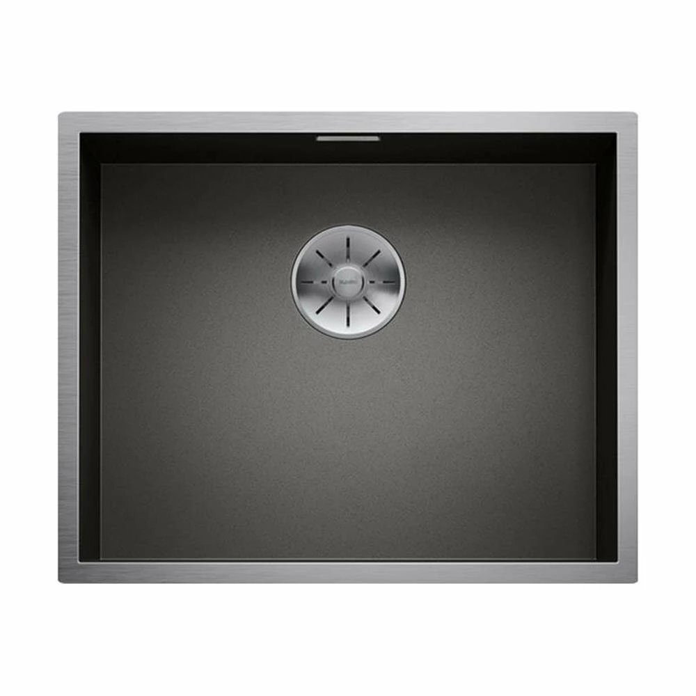 BLANCO Unterbaubecken ZEROX 500-U Edelstahl Dark Steel 3 BLANCO Unterbaubecken ZEROX 500-U Edelstahl Dark Steel