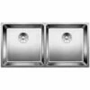 BLANCO Unterbauspüle ANDANO 400/400-U Edelstahl Seidenglanz | InFino Ablauf | 522987