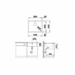BLANCO Unterbauspüle ANDANO 450-U Edelstahl Seidenglanz | InFino Ablauf | 522963 11 BLANCO Unterbauspüle ANDANO 450-U Edelstahl Seidenglanz | InFino Ablauf | 522963 -SPUELENPROFI Verkäufe blanco unterbauspuele andano 450 u edelstahl seidenglanz infino ablauf 5229634