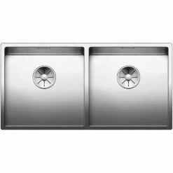 BLANCO Unterbauspüle CLARON 400/400-U Edelstahl | InFino Ablauf