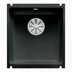 BLANCO Unterbauspüle SUBLINE 375-U Keramik PuraPlus, InFino