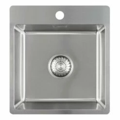 Caressi Einbauspüle Basic Line CABL37KR15 41 X 45 Cm Edelstahl