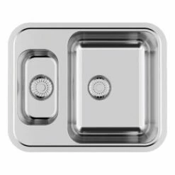 Caressi Einbauspüle Basic Line CABLPP1532R50 56,5 X 46 Cm Edelstahl