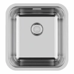 Caressi Einbauspüle Basic Line CABLPP39R50 44,4 X 41,4 Cm Edelstahl