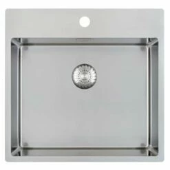 Caressi Einbauspüle Basic Line CABLPP50KR10 54 X 52 Cm Edelstahl