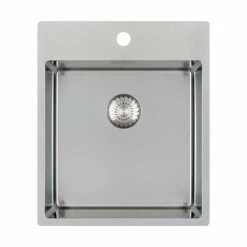 Caressi Einbauspüle CAPPR10 CAPP40KR10 44 X 52 Cm Edelstahl