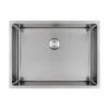 Caressi Einbauspüle CAPPR10 CAPP55D46R10 59 X 50 Cm Edelstahl