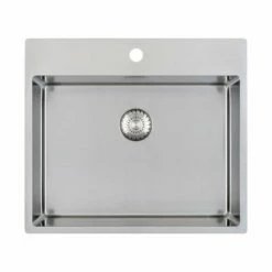 Caressi Einbauspüle CAPPR10 CAPP55KR10 59 X 52 Cm Edelstahl