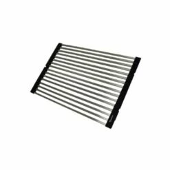 Caressi Rollmatte CAFDMBK Edelstahl, Einfassung Schwarz