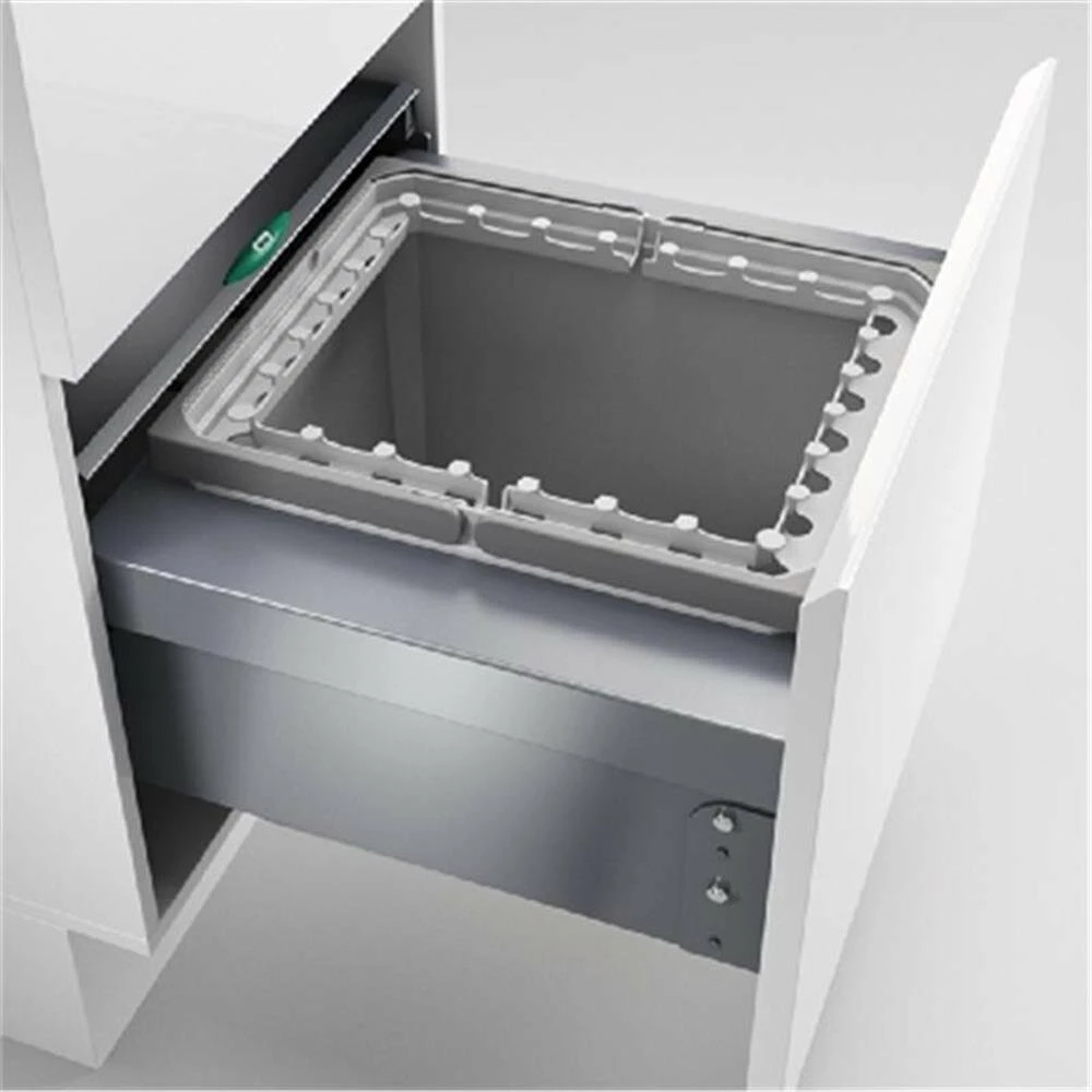 Naber Cox® Base 360 R/500-1, Abfallsammler Für Frontauszüge, Hellgrau 3 Naber Cox® Base 360 R/500-1, Abfallsammler Für Frontauszüge, Hellgrau