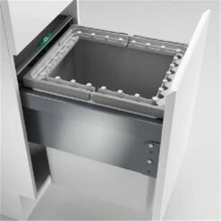 Naber Cox® Base 460 R/400-1, Abfallsammler Für Frontauszüge, Hellgrau, H 460