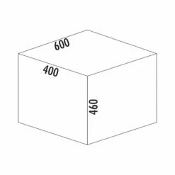 Naber Cox® Base 460 S/600-3, Abfallsammler Für Frontauszüge, Hellgrau -SPUELENPROFI Verkäufe coxz base 460 s 600 3 abfallsammler fuer frontauszuege hellgrau h 4602