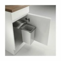 Cox® Beep 400, Abfallsammler Für Schwenktechnik, Hellgrau, H 390 Mm, 10 L