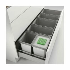 Naber Cox® Box 275 S/1200-6 Bio, Abfallsammler Für Vorhandene Auszüge, Hellgrau
