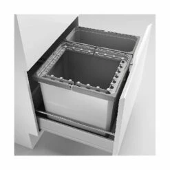 Naber Cox® Box 360 S/600-2, Abfallsammler Für Vorhandene Auszüge, Hellgrau
