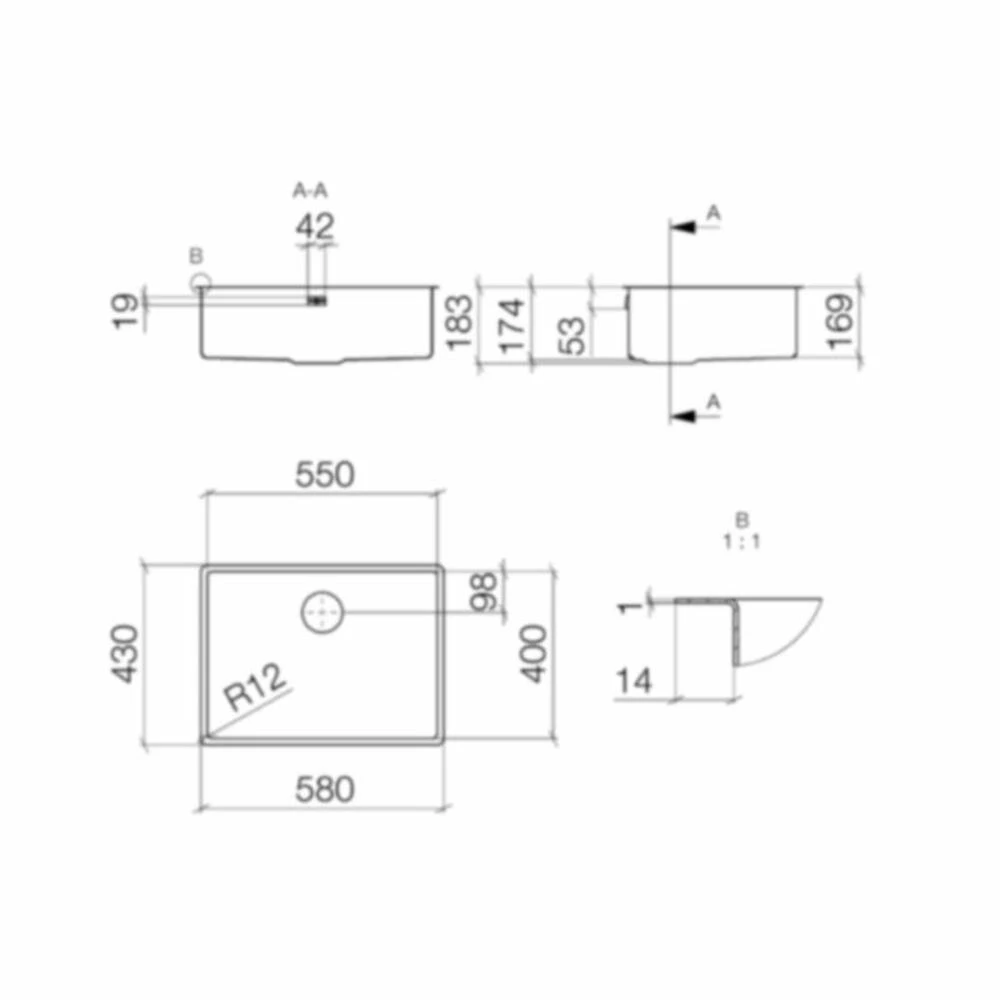 Dornbracht Unterbaubecken Küchenbecken Aus Edelstahl Poliert (55x40 Cm) 4 Dornbracht Unterbaubecken Küchenbecken Aus Edelstahl Poliert (55x40 Cm) – Bild 2