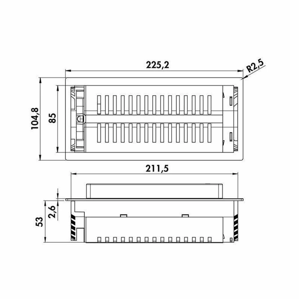 EVOline BackFlip Einbausteckdosenelement, Mit 2 BE/FR-Steckdosen + USB-Typ-A Charger 6 EVOline BackFlip Einbausteckdosenelement, Mit 2 BE/FR-Steckdosen + USB-Typ-A Charger – Bild 4
