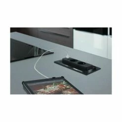 EVOline BackFlip Einbausteckdosenelement, Mit 2 Schukosteckdosen + USB-Typ-A Charger -SPUELENPROFI Verkäufe evoline backflip einbausteckdosenelement mit 2 schukosteckdosen usb typ a charger3