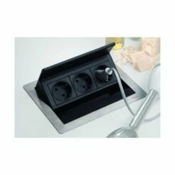 EVOline FlipTop Einbausteckdosenelement, Mit 3 Schukosteckdosen -SPUELENPROFI Verkäufe evoline fliptop einbausteckdosenelement mit 3 schukosteckdosen3