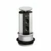 EVOline Port, Versenkbares Steckdosenelement, Mit 2 Schuko-Steckdosen + 1 USB/A-Buchse, Deckel Silberfarbig -SPUELENPROFI Verkäufe evoline port versenkbares steckdosenelement mit 2 schuko steckdosen 1 usb a buchse deckel silberfarbig