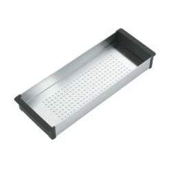 Franke Abtropfbecken Edelstahl Mit Synthetischem Rand, 156 X 419 X 53 Mm