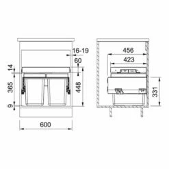 Franke Einbau-Abfallsammler Sorter FX 60 Frontauszug Abfalltrennung 3-fach 6 Franke Einbau-Abfallsammler Sorter FX 60 Frontauszug Abfalltrennung 3-fach -SPUELENPROFI Verkäufe franke einbau abfallsammler sorter fx 60 frontauszug abfalltrennung 3 fach2