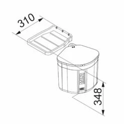 Franke Einbau-Abfallsammler Sorter Mini 7 Franke Einbau-Abfallsammler Sorter Mini -SPUELENPROFI Verkäufe franke einbau abfallsammler sorter mini3