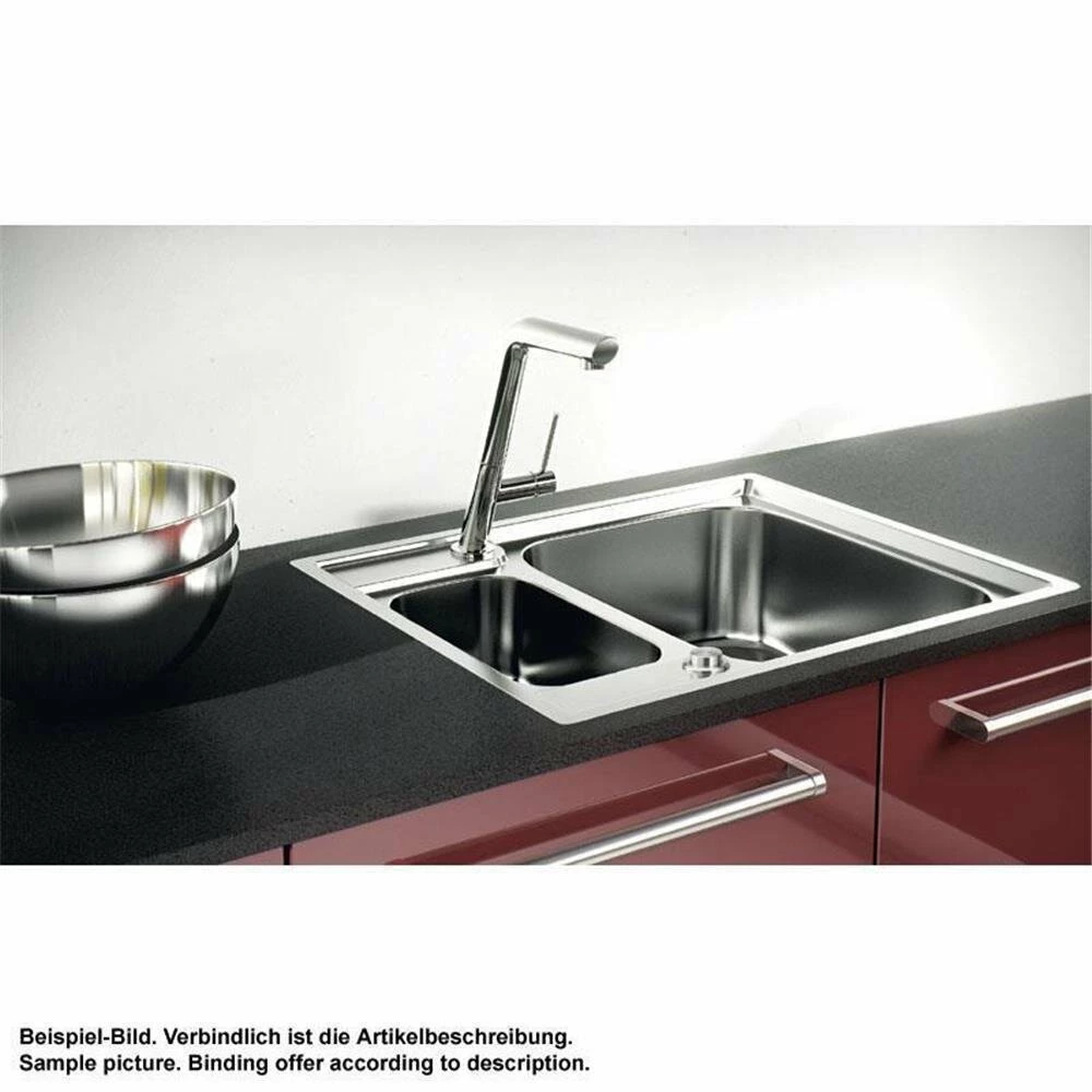 Franke Einbauspüle Argos G AGX 260 G Edelstahl, Exzenterbetätigung 4 Franke Einbauspüle Argos G AGX 260 G Edelstahl, Exzenterbetätigung – Bild 2