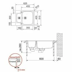 Franke Einbauspüle Argos G AGX 260 G Edelstahl, Exzenterbetätigung 10 Franke Einbauspüle Argos G AGX 260 G Edelstahl, Exzenterbetätigung -SPUELENPROFI Verkäufe franke einbauspuele argos g agx 260 g edelstahl exzenterbetaetigung4