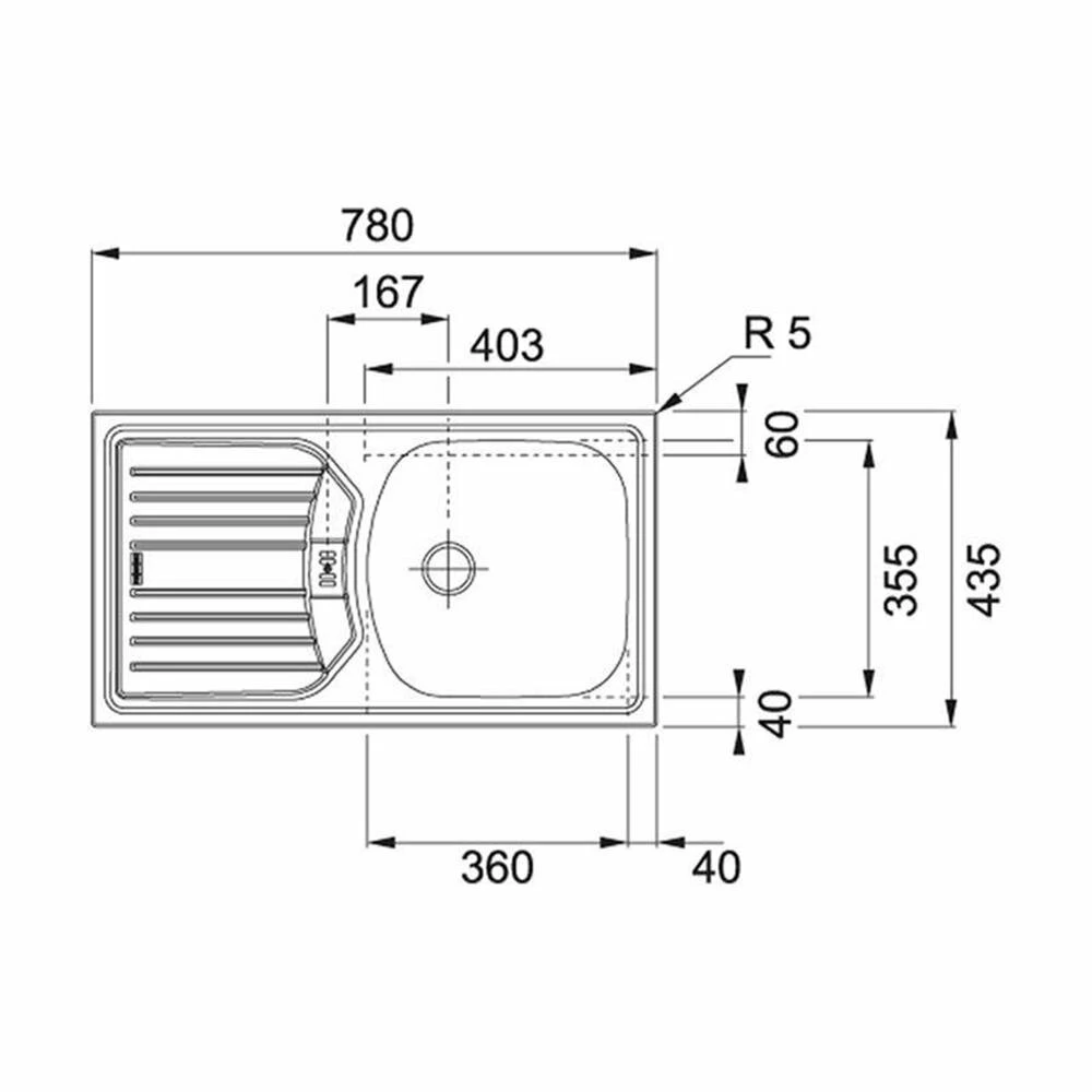 Franke Einbauspüle Eurostar ETN 614 NOVA Edelstahl Seidenmatt Siebkorb Mit Handbetätigung 4 Franke Einbauspüle Eurostar ETN 614 NOVA Edelstahl Seidenmatt Siebkorb Mit Handbetätigung – Bild 2