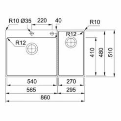 Franke Einbauspüle Franke Box Center BWX 220-54-27 A Edelstahl -SPUELENPROFI Verkäufe franke einbauspuele franke box center bwx 220 54 27 a edelstahl6