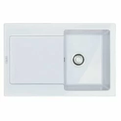 Franke Einbauspüle Maris MRK 611-78 Fraceram, Druckknopfventil