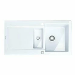 Franke Einbauspüle Maris MRK 651-100 Fraceram, Druckknopfventil