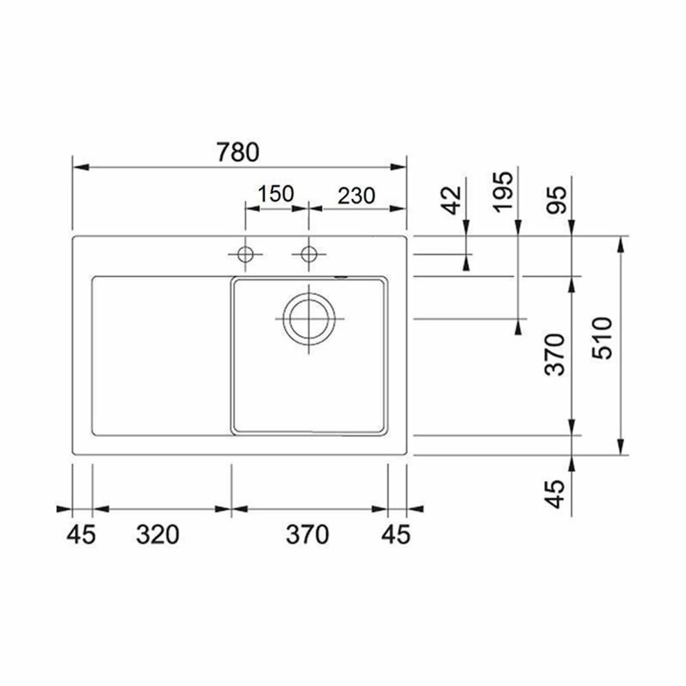 Franke Einbauspüle Mythos MTK 611-78 Fraceram 4 Franke Einbauspüle Mythos MTK 611-78 Fraceram – Bild 2