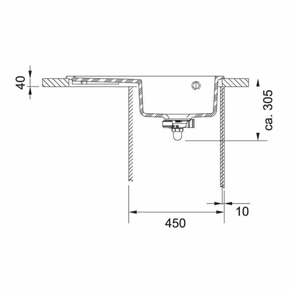 Franke Einbauspüle Mythos MTK 611-78 Fraceram 5 Franke Einbauspüle Mythos MTK 611-78 Fraceram – Bild 3