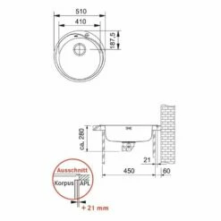 Franke Einbauspüle Pamira ROX 610-41 Rundbecken Edelstahl Glatt -SPUELENPROFI Verkäufe franke einbauspuele pamira rox 610 41 rundbecken edelstahl glatt3