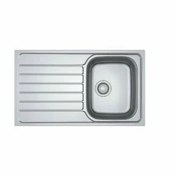 Franke Einbauspüle Spark, SKL 611-86 Edelstahl Leinen