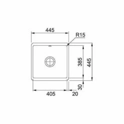 Franke Unterbaubecken Kubus KBK 110-40 Fraceram, Druckknopfventil -SPUELENPROFI Verkäufe franke unterbaubecken kubus kbk 110 40 fraceram druckknopfventil3