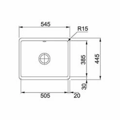 Franke Unterbaubecken Kubus KBK 110-50 Fraceram, Druckknopfventil -SPUELENPROFI Verkäufe franke unterbaubecken kubus kbk 110 50 fraceram druckknopfventil3