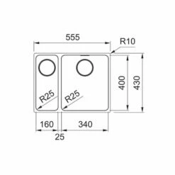 Franke Unterbaubecken Mythos MYX 160-34-16 Edelstahl -SPUELENPROFI Verkäufe franke unterbaubecken mythos myx 160 34 16 edelstahl gebuerstet3