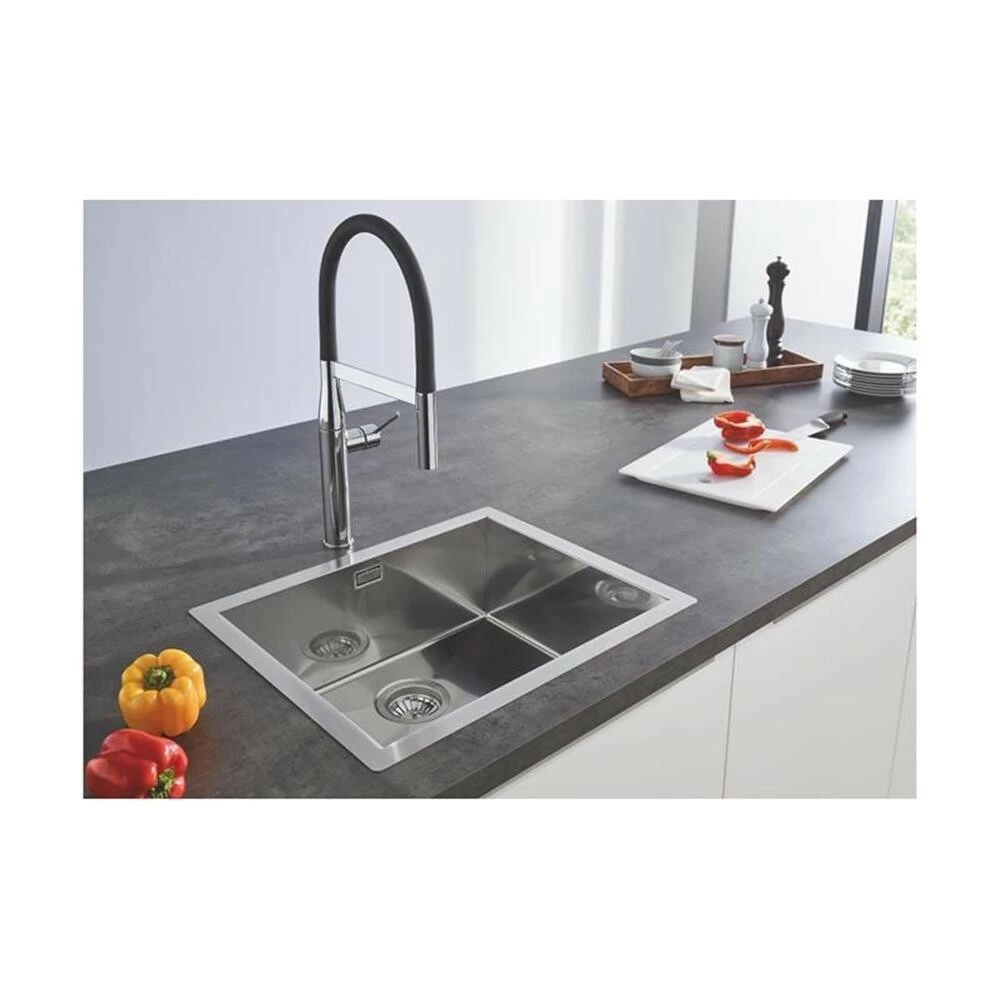 Grohe Einbaubecken K700 Spüle 60-S 55/45 1.0, Edelstahl 4 Grohe Einbaubecken K700 Spüle 60-S 55/45 1.0, Edelstahl – Bild 2