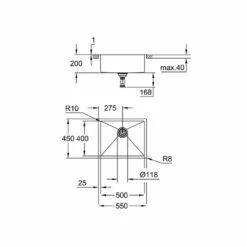 Grohe Einbaubecken K700 Spüle 60-S 55/45 1.0, Edelstahl 7 Grohe Einbaubecken K700 Spüle 60-S 55/45 1.0, Edelstahl -SPUELENPROFI Verkäufe grohe einbaubecken k700 spuele 60 s 55 45 10 edelstahl3