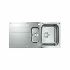 Grohe Einbauspüle K500 60-S 100/50 1.5 Rev, Edelstahl