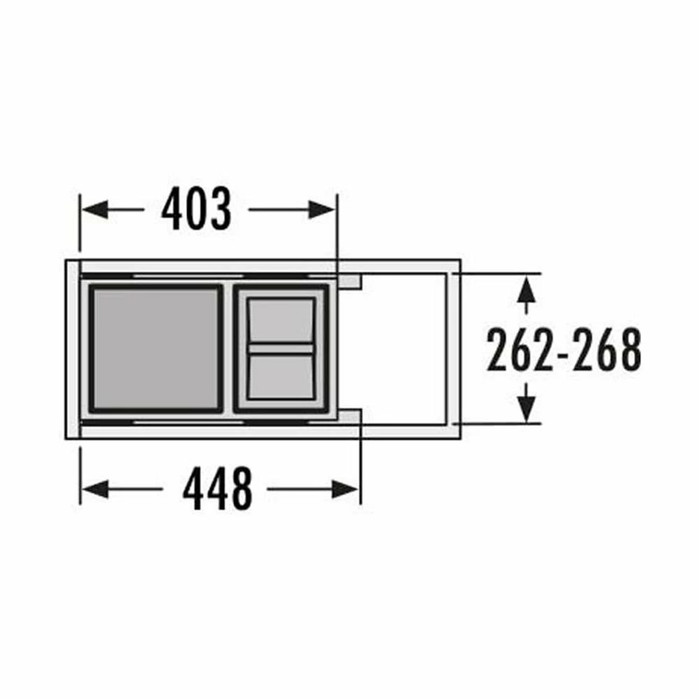 Hailo Abfallsammler 3610871 Cargo 300 15 Und 10 L. Dunkelgrau 4 Hailo Abfallsammler 3610871 Cargo 300 15 Und 10 L. Dunkelgrau – Bild 2