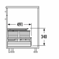 Hailo Abfallsammler 3620611 Separato K 600 18/8/8/D -SPUELENPROFI Verkäufe hailo abfallsammler 3620611 separato k 600 18 8 8 d3