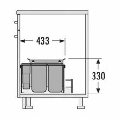 Hailo Abfallsammler 3630451 XXL 450 18/D/12/P/U -SPUELENPROFI Verkäufe hailo abfallsammler 3630451 xxl 450 18 d 12 p u3